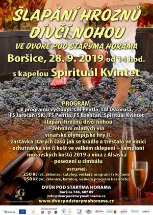 Slapani hroznu divci nohou