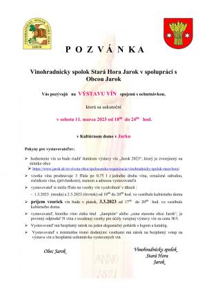 Výstava vín 2023