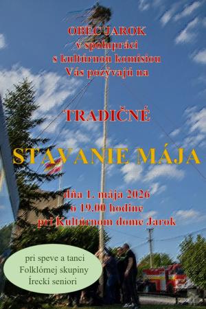 Stavanie mája 2026